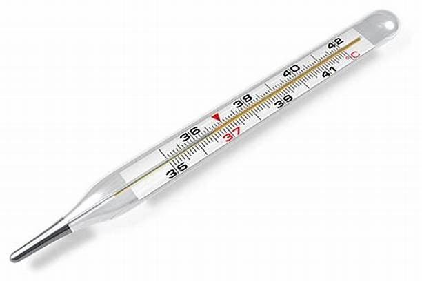 Thermomètre en verre mercure médical Moniteurs cliniques de